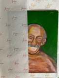 Retrato - 27cm x 35cm, Acrílica sobre Tela - (Personalizada)