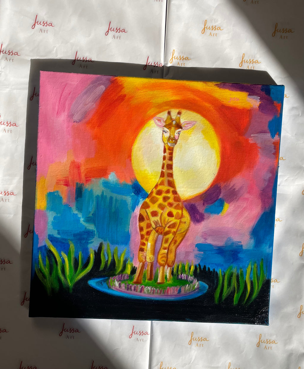 Renascimento - 30cm x 30cm, Acrílica sobre Tela - Obra Original
