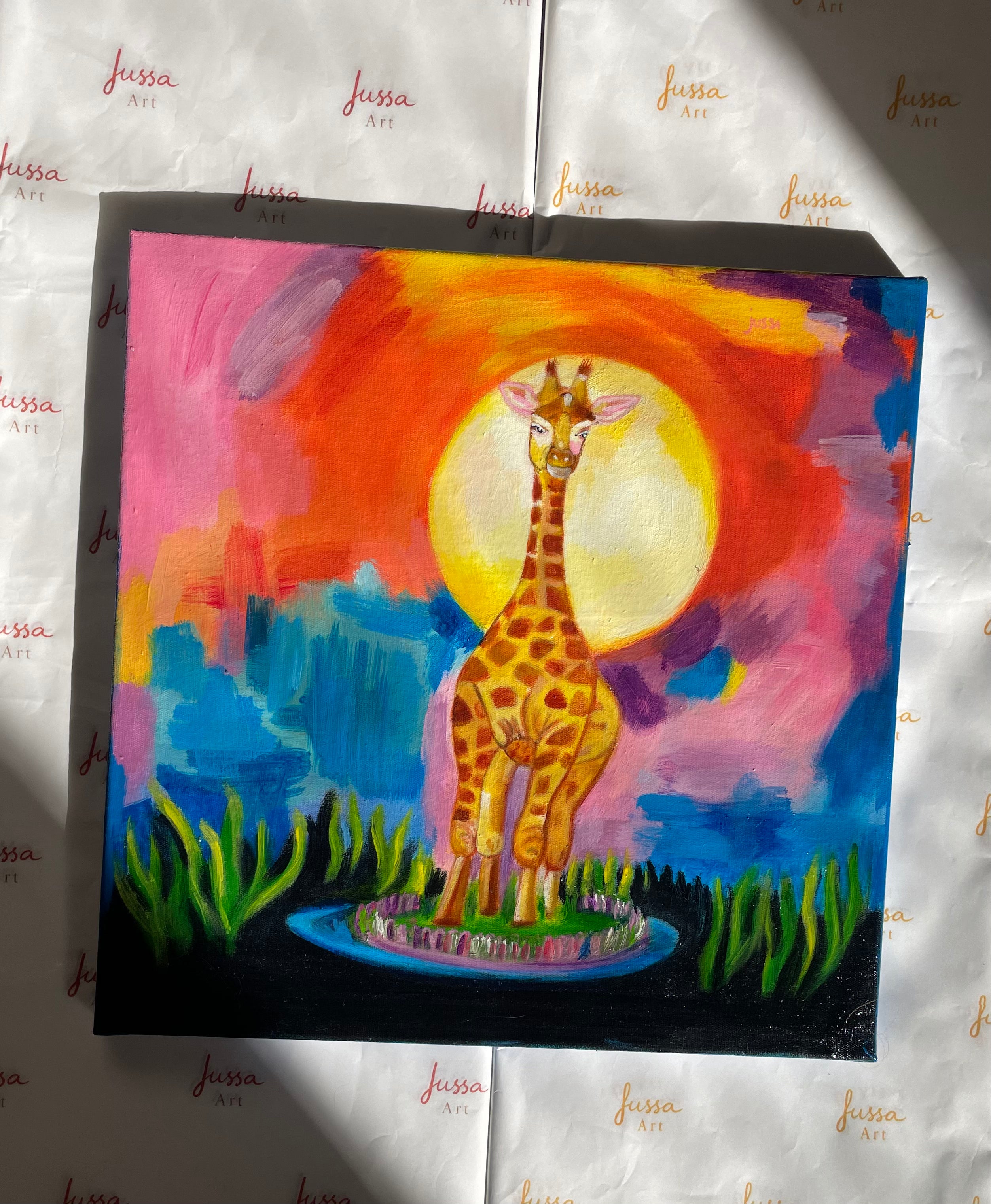 Renascimento - 30cm x 30cm, Acrílica sobre Tela - Obra Original