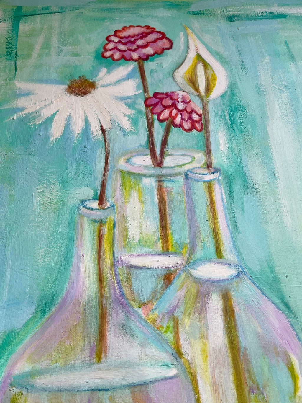 Minha Ceia - 60cm x 90cm, Acrílica Sobre Tela - Obra Original