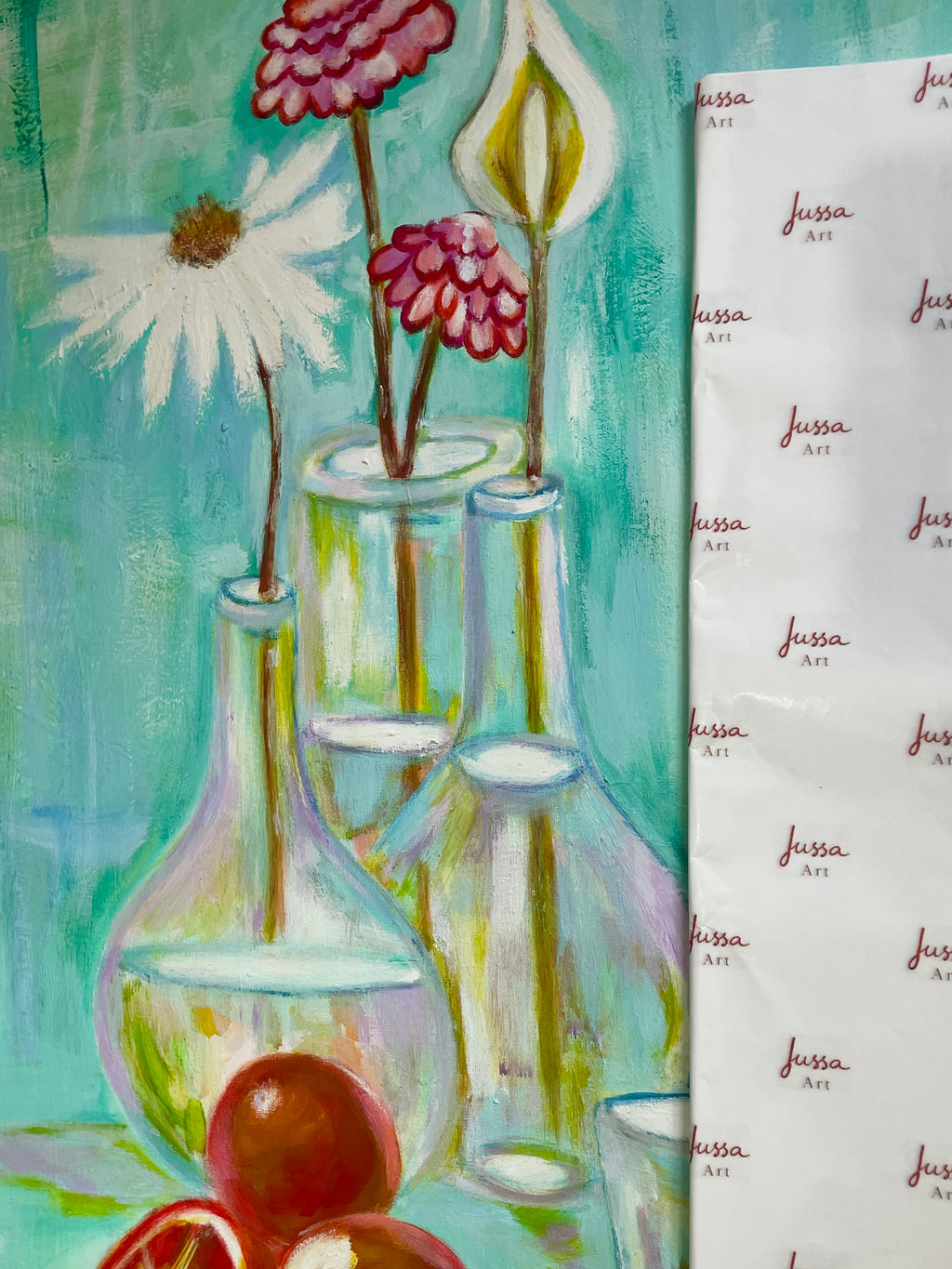 Minha Ceia - 60cm x 90cm, Acrílica Sobre Tela - Obra Original