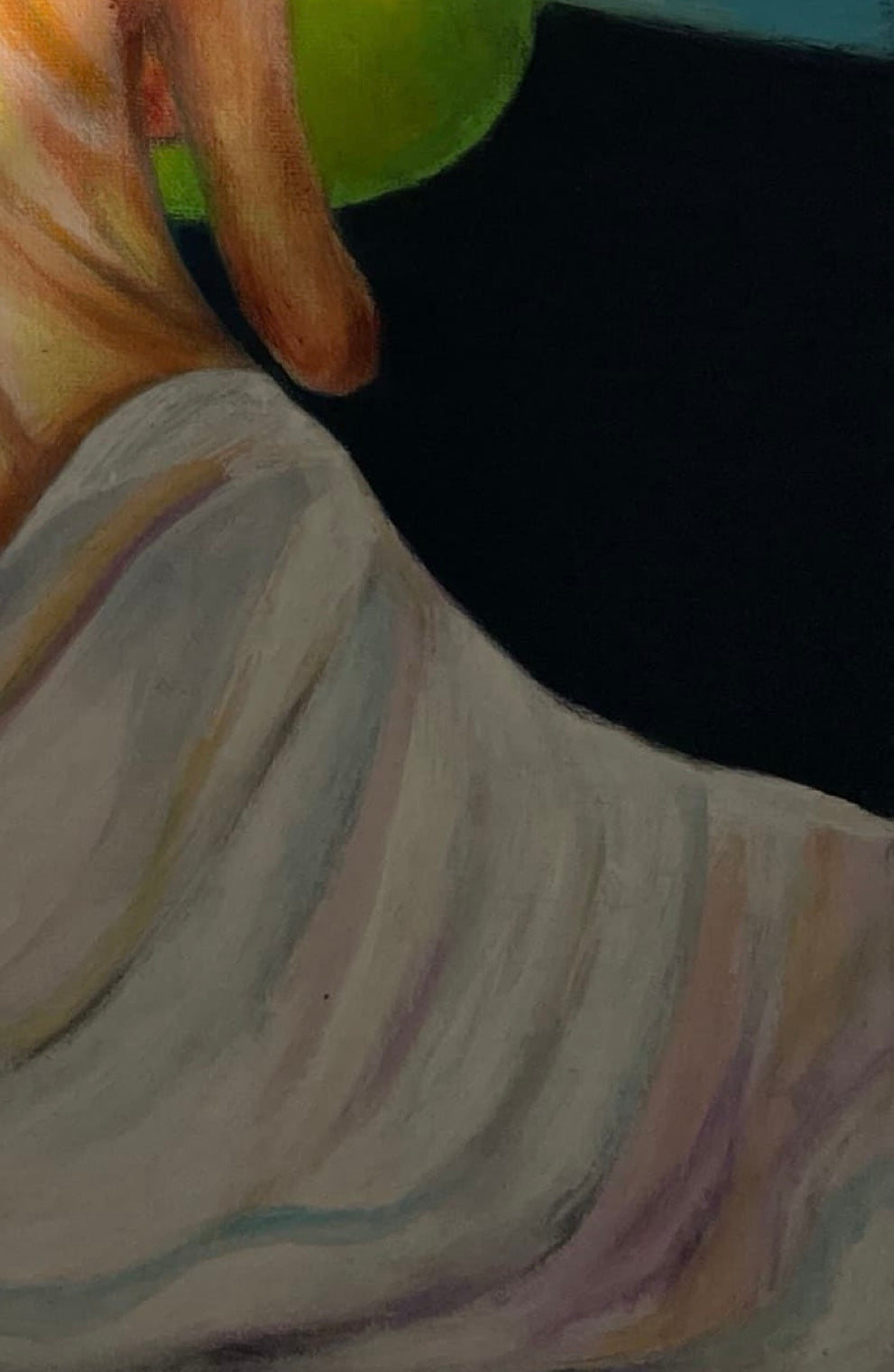 Musa Augusta - 20cm x 40cm, Acrílica sobre Tela - (Encomenda)