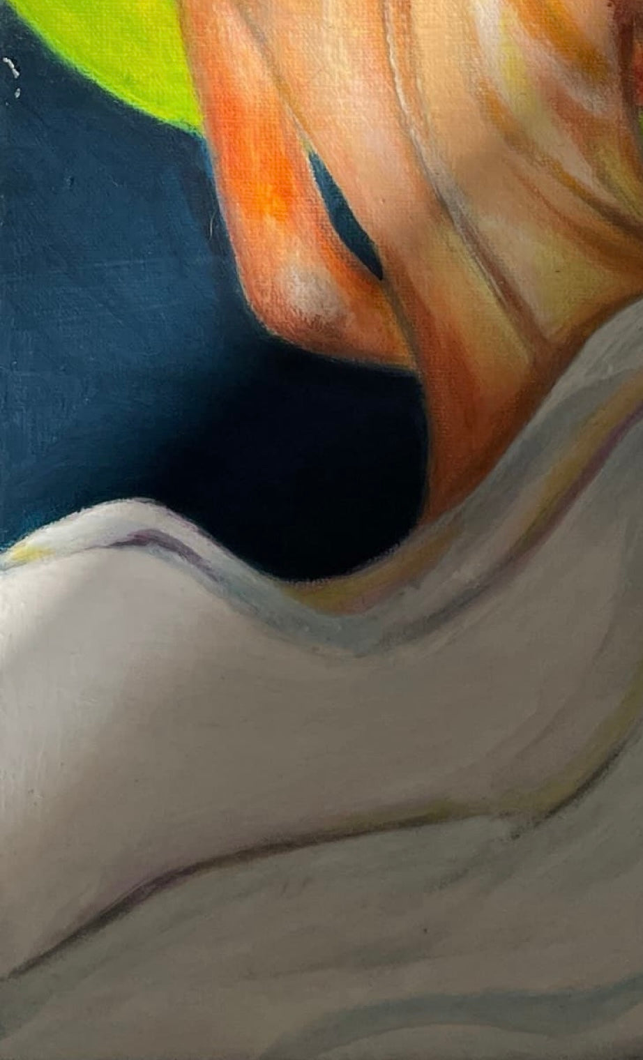 Musa Augusta - 20cm x 40cm, Acrílica sobre Tela - (Encomenda)