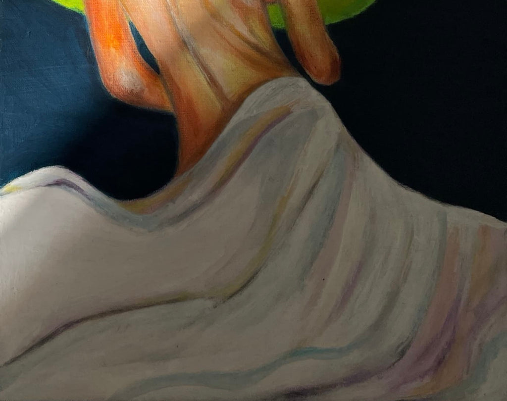 Musa Augusta - 20cm x 40cm, Acrílica sobre Tela - (Encomenda)
